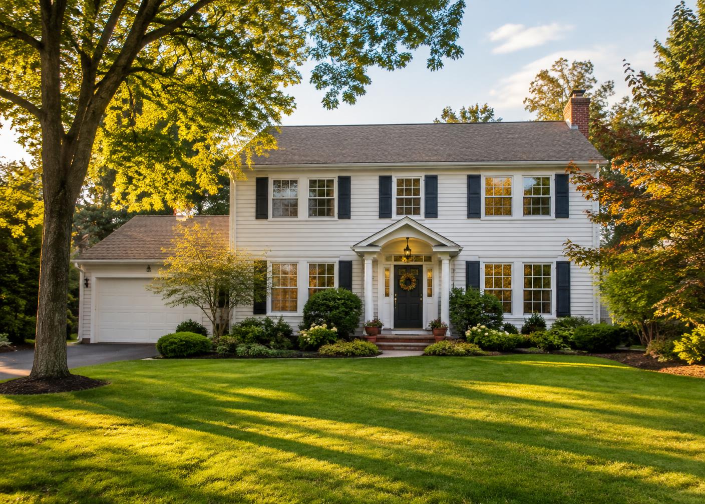 Colonial-style home in Bergen County, New Jersey